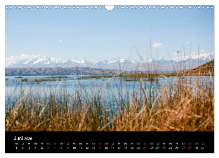 Produktbild: Bolivien (Wandkalender 2026 DIN A3 quer), CALVENDO Monatskalender
