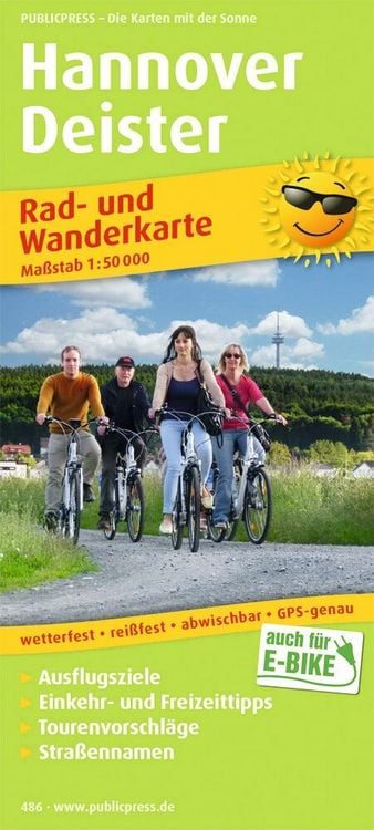 Produktbild: Publicpress Rad- und Wanderkarte Hannover, Deister 1:50.000