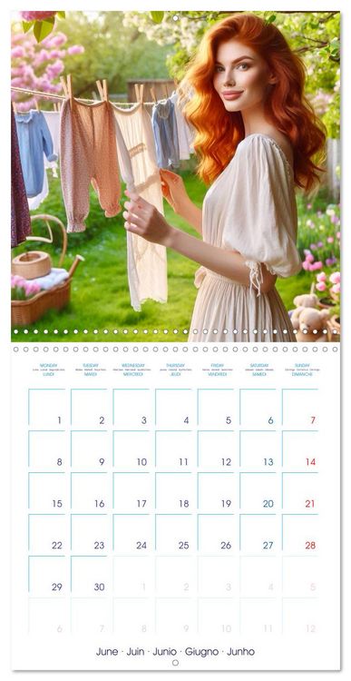 Produktbild: Tradwives (Wall Calendar 2026 12 &times; 12 Inch) CALVENDO 12 Month Wall Calendar