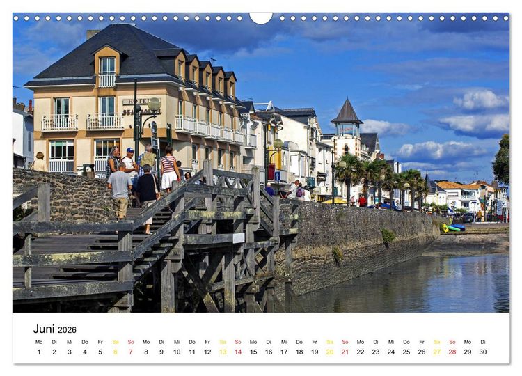 Produktbild: Vend&eacute;e Aus dem Meer steigender Himmel Frankreichs (Wandkalender 2026 DIN A3 quer), CALVENDO Monatskalender