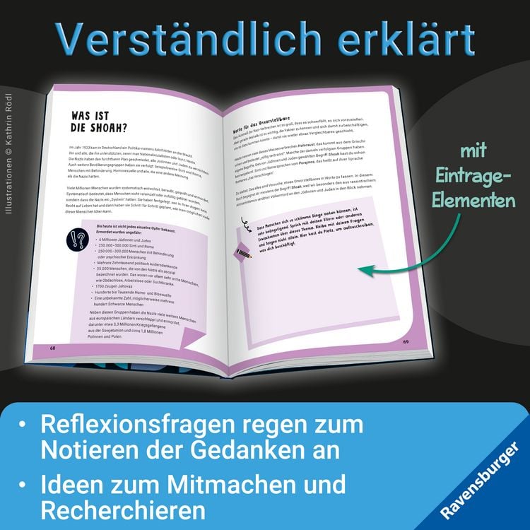 Produktbild: Let's talk about - Antisemitismus. Dein Eintragebuch