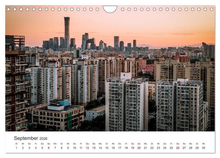 Produktbild: Peking - Die faszinierende Hauptstadt Chinas. (Wandkalender 2026 DIN A4 quer), CALVENDO Monatskalender