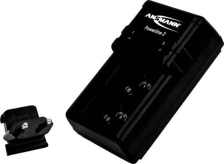 Produktbild: Ansmann Powerline 2 9V-Block-Ladeger&auml;t NiCd, NiMH 9V Block