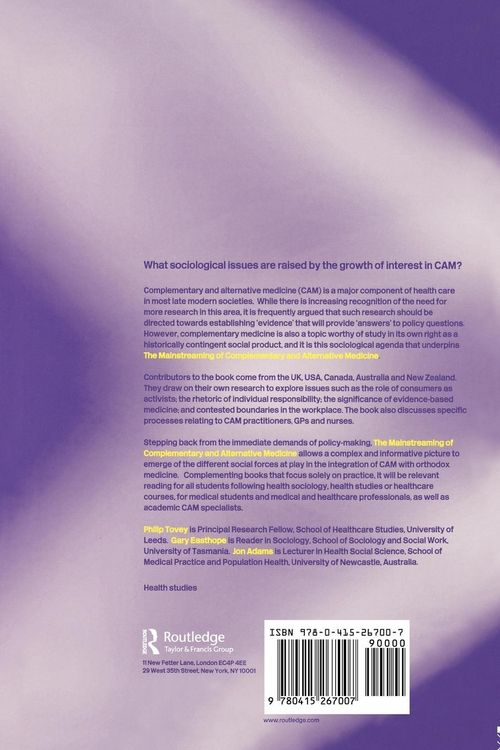 Produktbild: Mainstreaming Complementary and Alternative Medicine