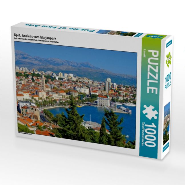 Produktbild: CALVENDO Puzzle Split, Ansicht vom Marjanpark | 1000 Teile Lege-Gr&ouml;&szlig;e 64x48cm Foto-Puzzle f&uuml;r gl&uuml;ckliche Stunden