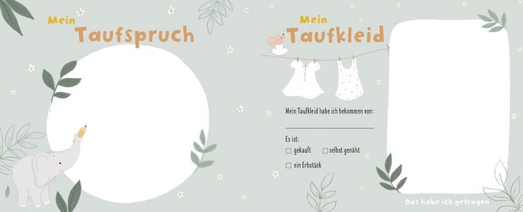 Produktbild: Meine Taufe &ndash; blau