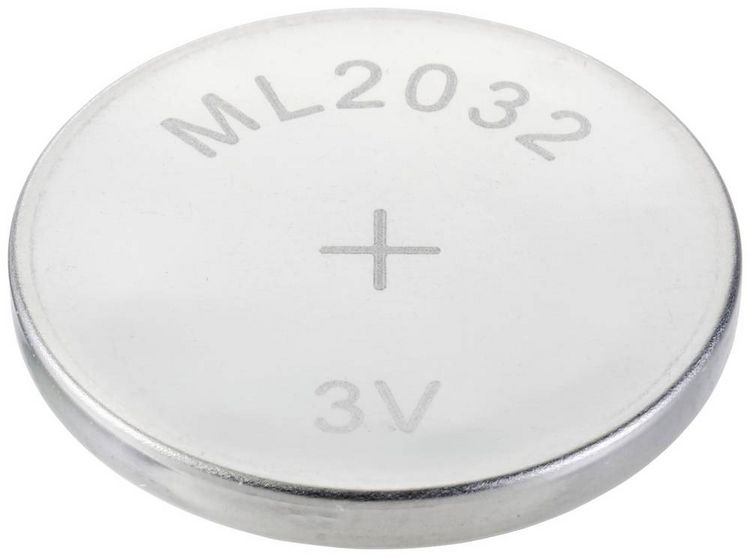 Produktbild: VOLTCRAFT Knopfzellen-Akku ML2032 Lithium 65 mAh 3V 1St.