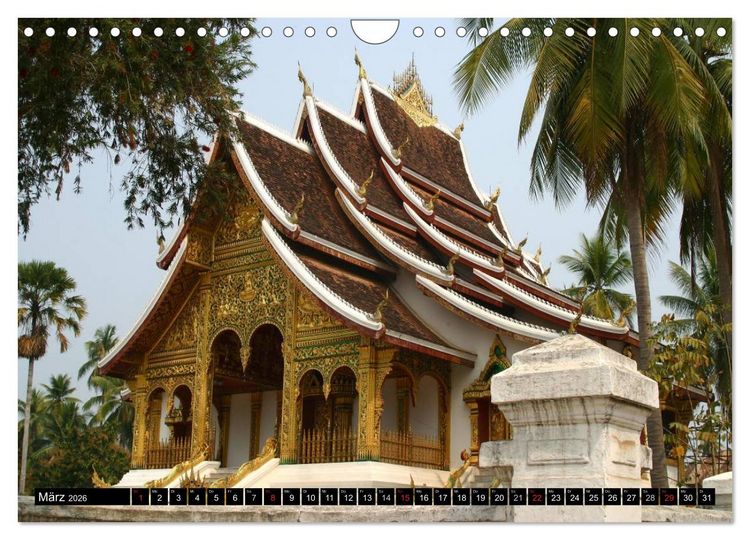 Produktbild: Volksrepublik Laos (Wandkalender 2026 DIN A4 quer), CALVENDO Monatskalender