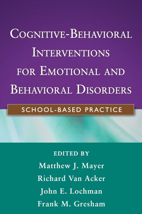 Produktbild: Cognitive-Behavioral Interventions for Emotional and Behavioral Disorders