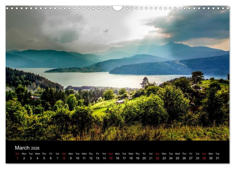 Produktbild: Landscapes from Romania (Wall Calendar 2026 DIN A3 landscape), CALVENDO 12 Month Wall Calendar