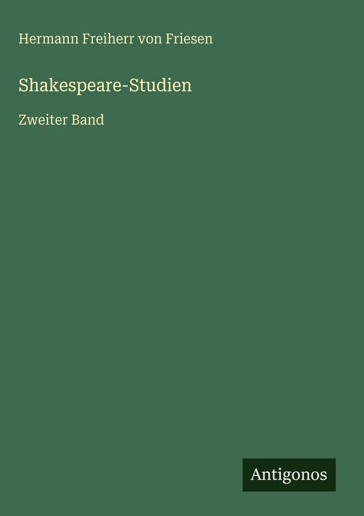 Produktbild: Shakespeare-Studien