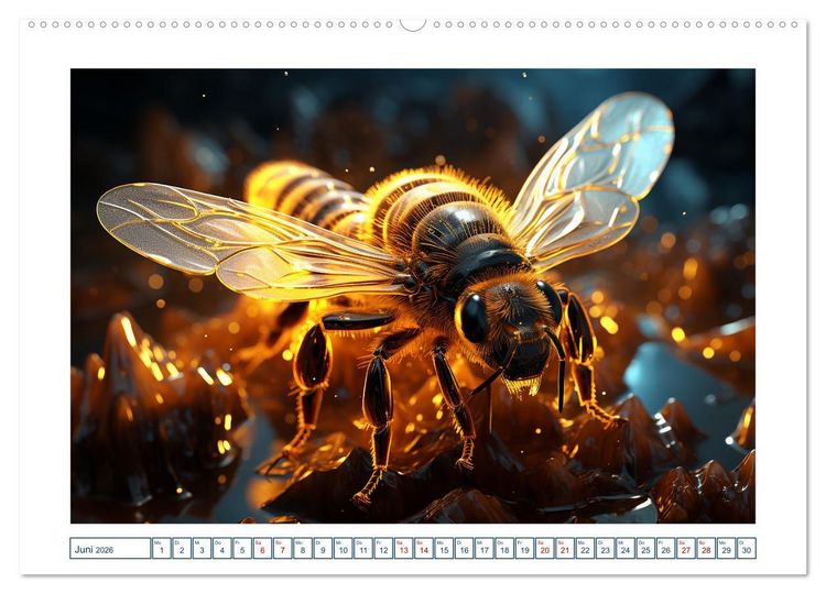 Produktbild: Magische Insekten (hochwertiger Premium Wandkalender 2026 DIN A2 quer), Kunstdruck in Hochglanz