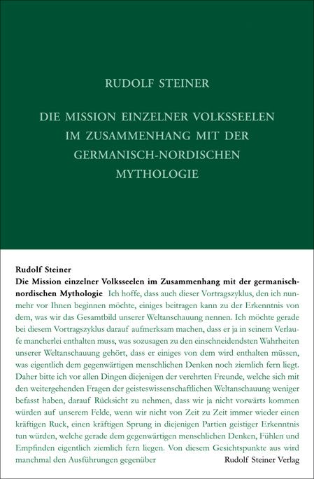Produktbild: Die Mission einzelner Volksseelen im Zusammenhange mit der germanisch-nordischen Mythologie
