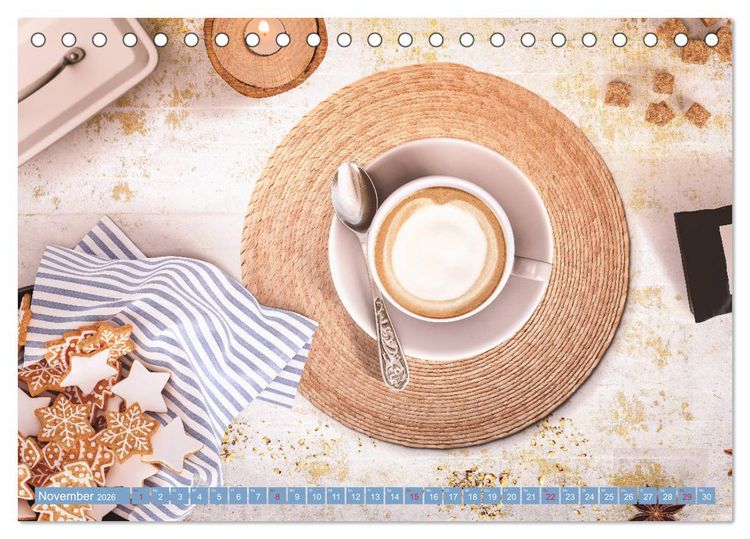 Produktbild: Auf einen Kaffee? (Tischkalender 2026 DIN A5 quer), CALVENDO Monatskalender