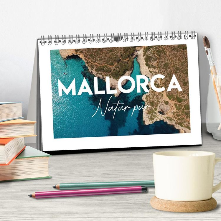 Produktbild: Mallorca - Natur pur (Tischkalender 2026 DIN A5 quer), CALVENDO Monatskalender