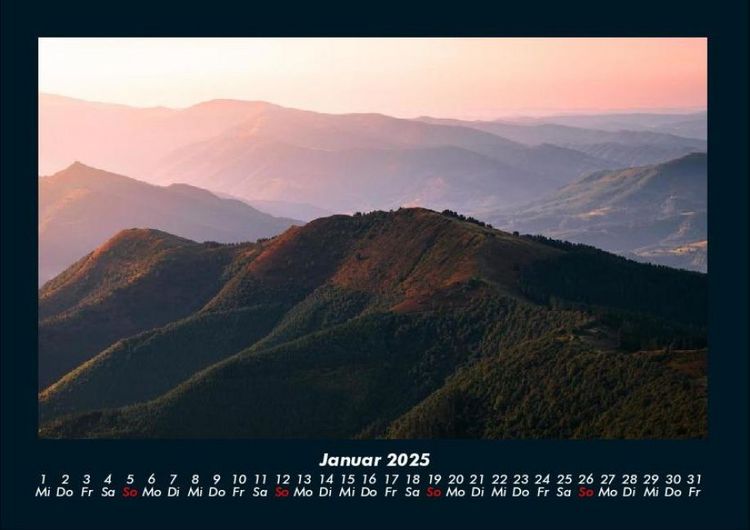 Produktbild: Berglandschaften 2025 Fotokalender DIN A4
