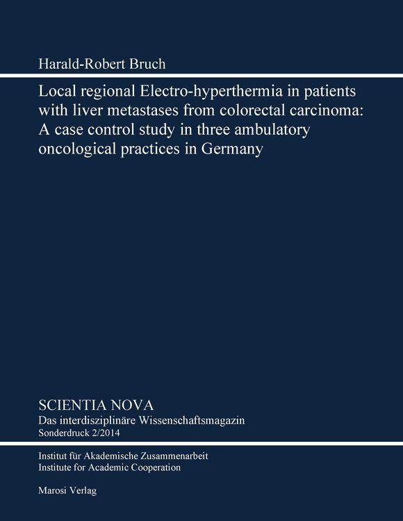 Produktbild: Local regional Electro-hyperthermia in patients with liver metastases from colorectal carcinoma.