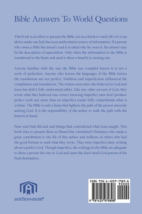Produktbild: Bible Answers To World Questions