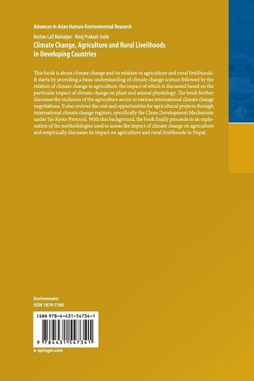 Produktbild: Climate Change, Agriculture and Rural Livelihoods in Developing Countries