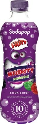 Produktbild: SODAPOP FRITT Sirup Wildberry 500ml f&uuml;r 10 Liter