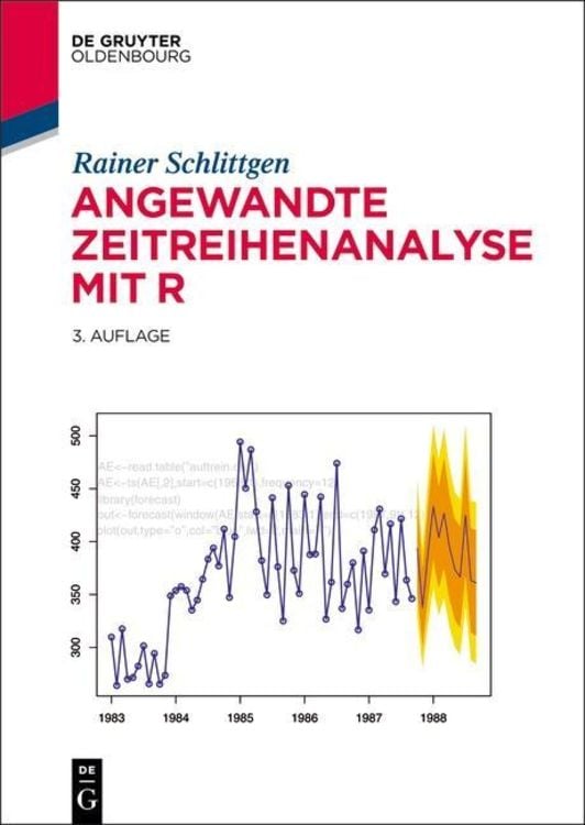 Produktbild: Angewandte Zeitreihenanalyse mit R