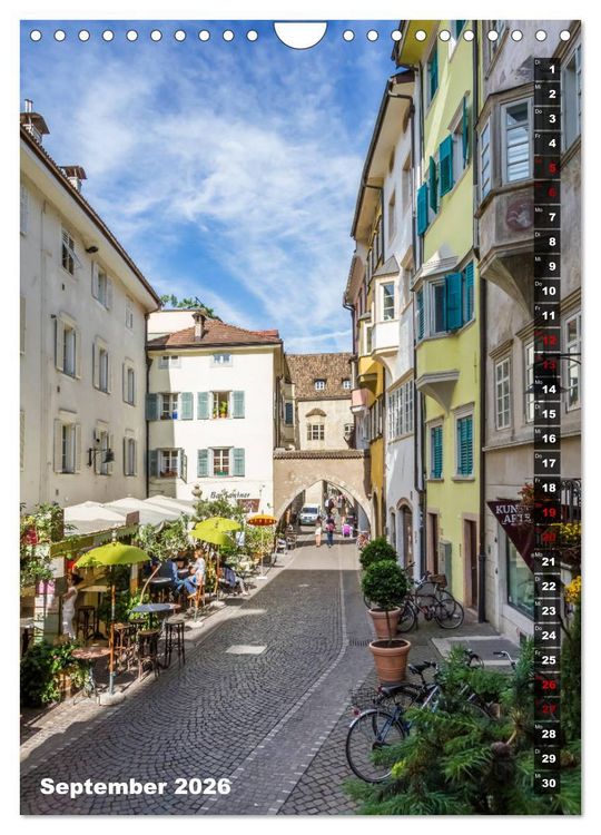 Produktbild: Stadtherz BOZEN (Wandkalender 2026 DIN A4 hoch), CALVENDO Monatskalender