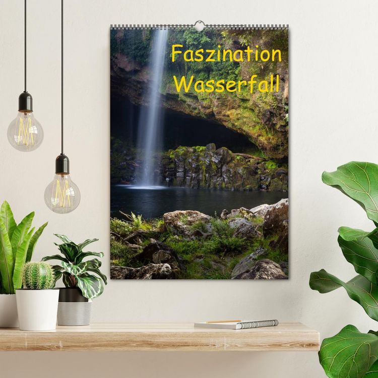 Produktbild: Faszination Wasserfall (Wandkalender 2026 DIN A2 hoch), CALVENDO Monatskalender