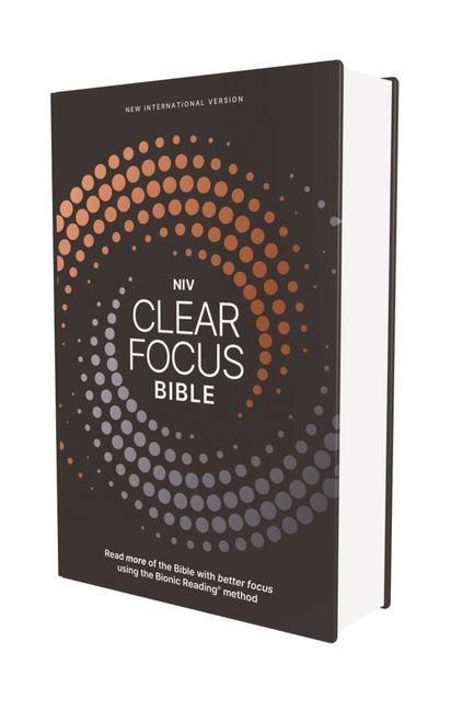 Produktbild: Niv, Clear Focus Bible, Hardcover, Charcoal/Copper