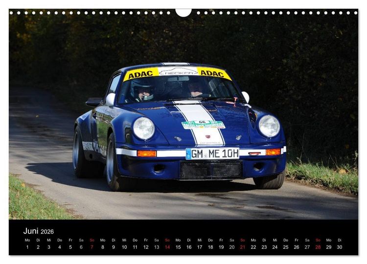 Produktbild: Bergrennen und Rallye im Porsche (Wandkalender 2026 DIN A3 quer), CALVENDO Monatskalender