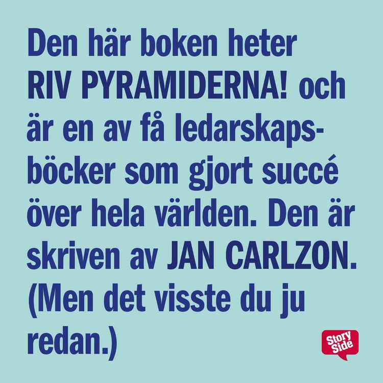 Produktbild: Riv pyramiderna - en bok om den nya m&auml;nniskan, chefen och ledaren