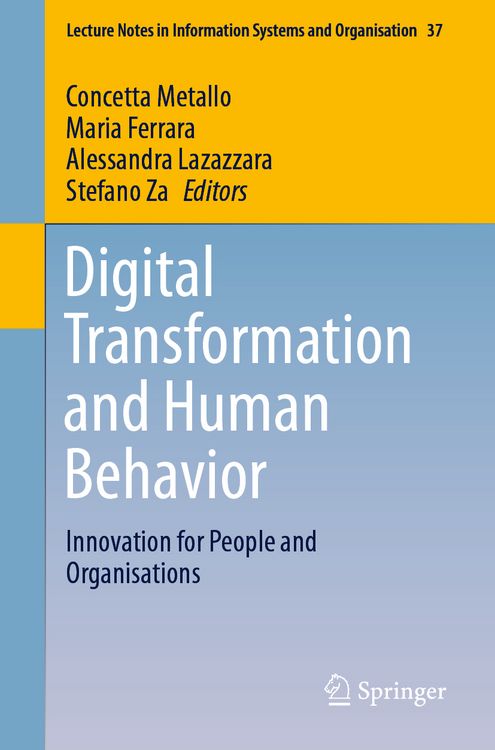 Produktbild: Digital Transformation and Human Behavior