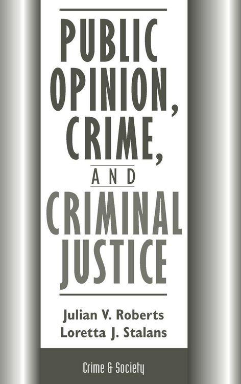Produktbild: Public Opinion, Crime, And Criminal Justice