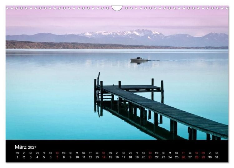 Produktbild: Unser Bayern (Wandkalender 2027 DIN A3 quer), CALVENDO Monatskalender