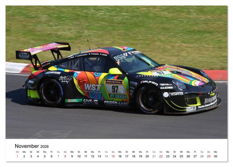 Produktbild: Motorsport aus Zuffenhausen (Wandkalender 2026 DIN A4 quer), CALVENDO Monatskalender