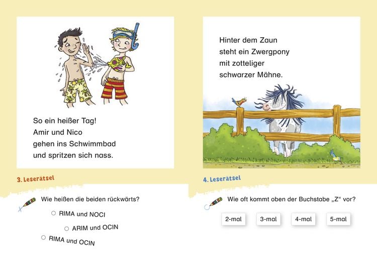 Produktbild: Duden Leseprofi &ndash; Witzige Leser&auml;tsel zum Schulstart &ndash; Pferde und Freundschaft, 1. Klasse