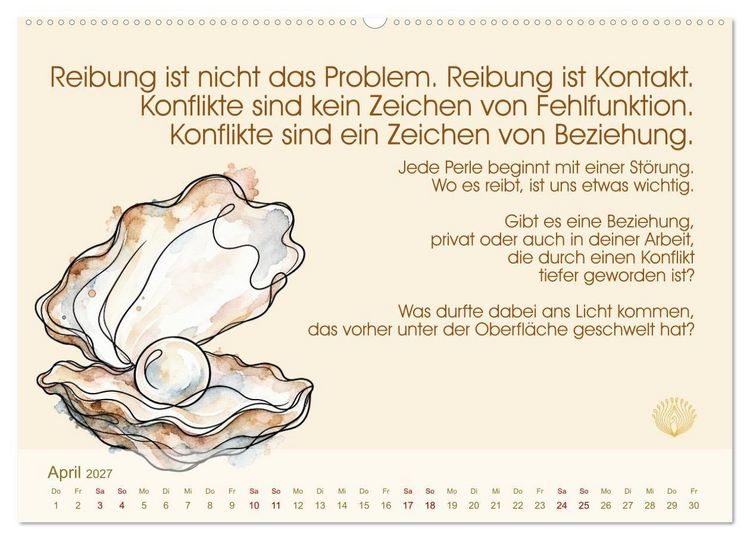 Produktbild: Arbeit ist Beziehung (Wandkalender 2027 DIN A2 quer), CALVENDO Monatskalender