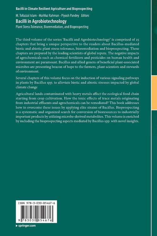 Produktbild: Bacilli in Agrobiotechnology