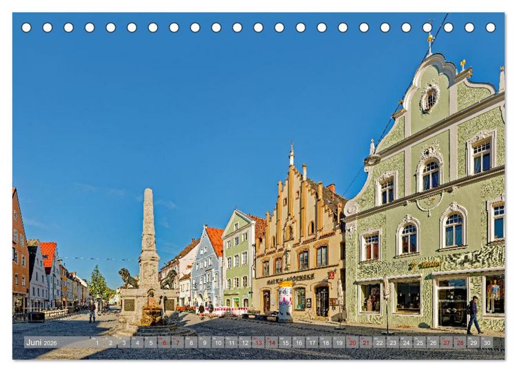 Produktbild: Freising - 1300 Jahre Korbinian (Tischkalender 2026 DIN A5 quer), CALVENDO Monatskalender