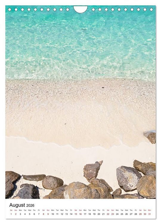 Produktbild: South East Asian Beaches (Wall Calendar 2026 DIN A4 portrait), CALVENDO 12 Month Wall Calendar