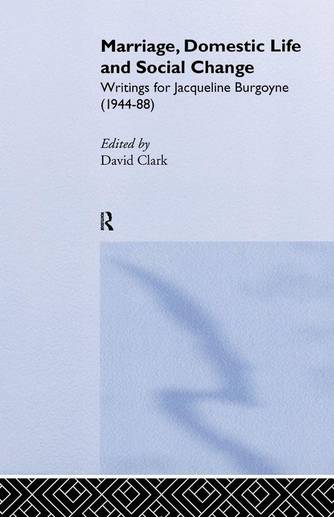 Produktbild: Marriage, Domestic Life and Social Change