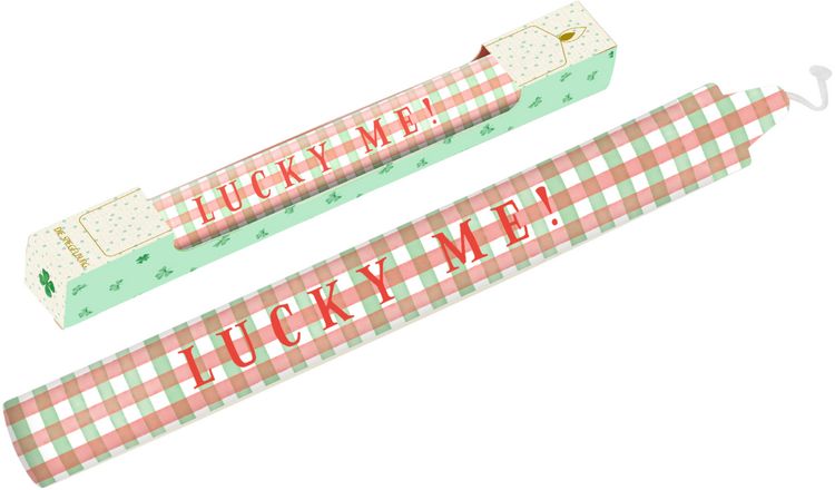 Produktbild: Stabkerze Gl&uuml;ckslicht - Viel Gl&uuml;ck, sort. im Display