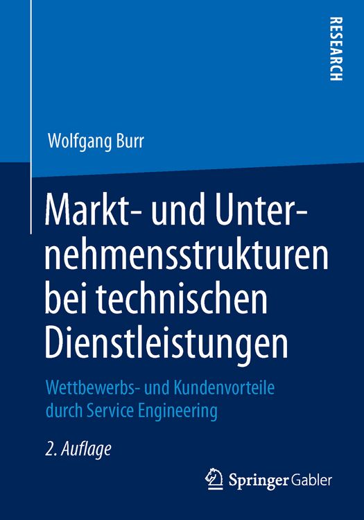 Produktbild: Markt- und Unternehmensstrukturen bei technischen Dienstleistungen