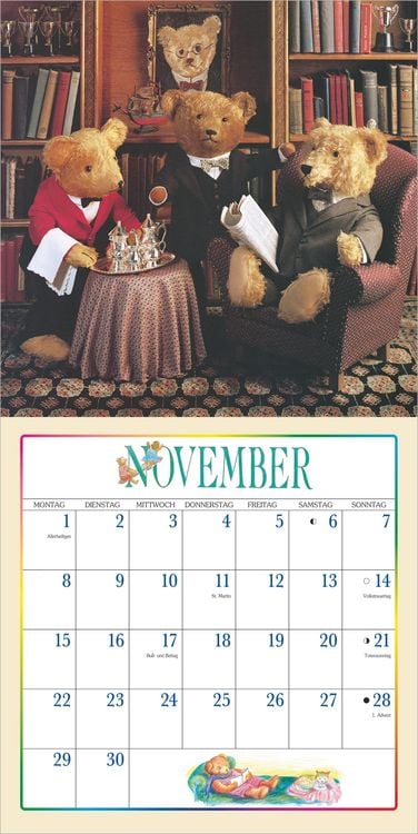 Produktbild: Der Teddyb&auml;r Kalender 2027