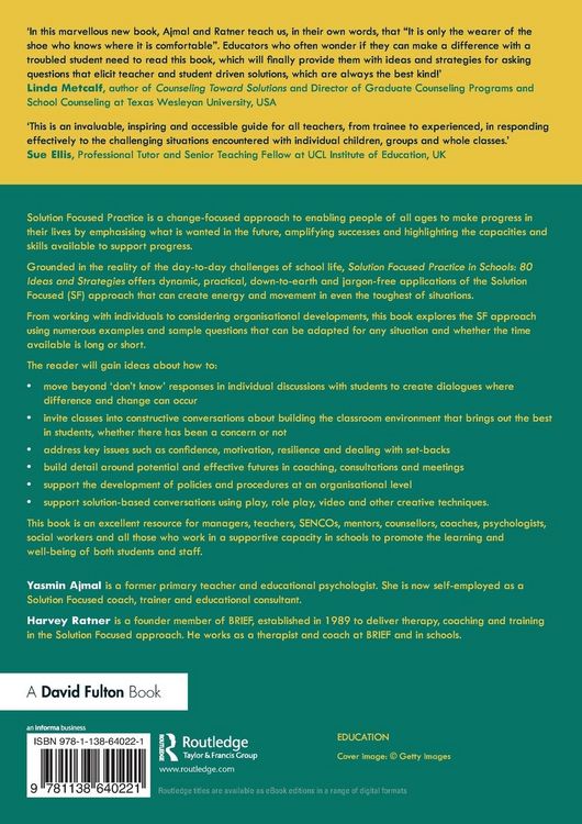 Produktbild: Solution Focused Practice in Schools