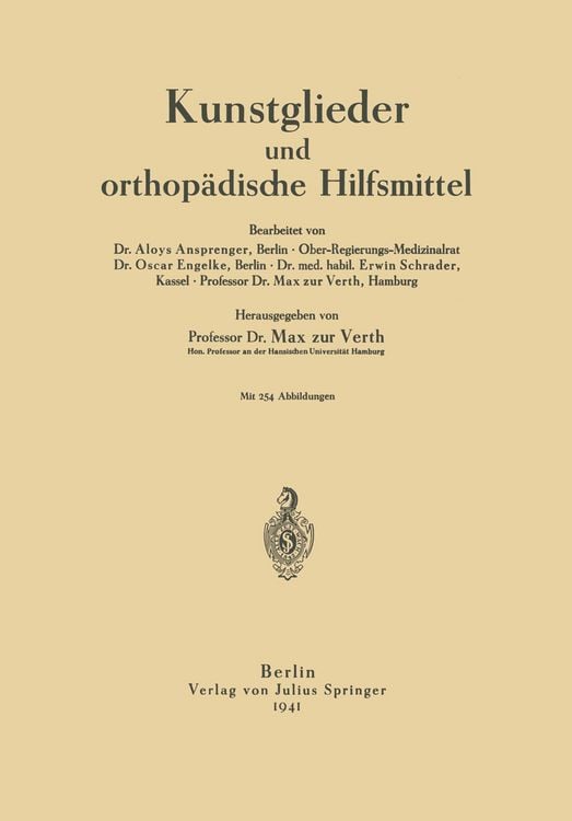Produktbild: Kunstglieder und orthop&auml;dische Hilfsmittel