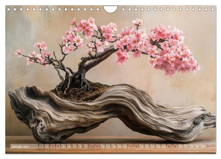 Produktbild: Bonsai, die formvollendete Kunst (Wandkalender 2026 DIN A4 quer), CALVENDO Monatskalender