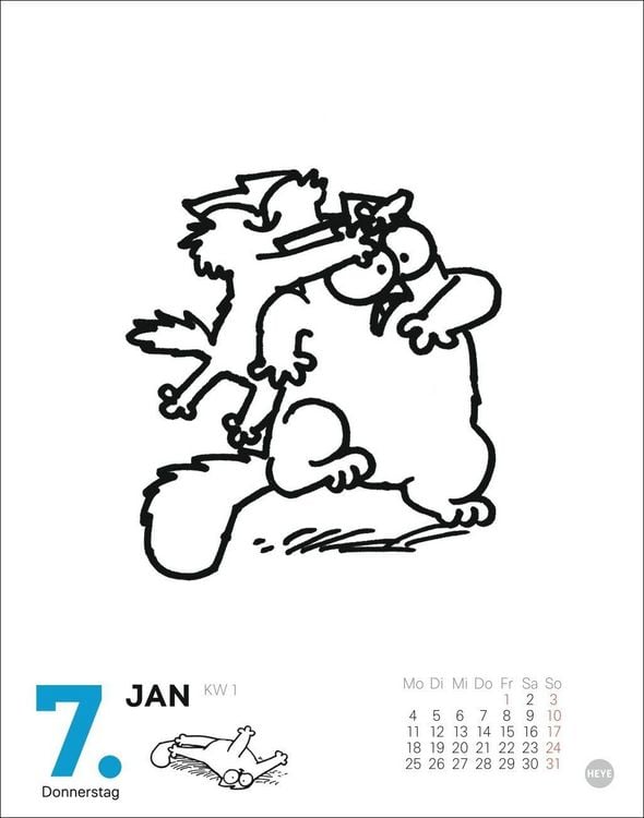 Produktbild: Simons Katze Tagesabrei&szlig;kalender 2027