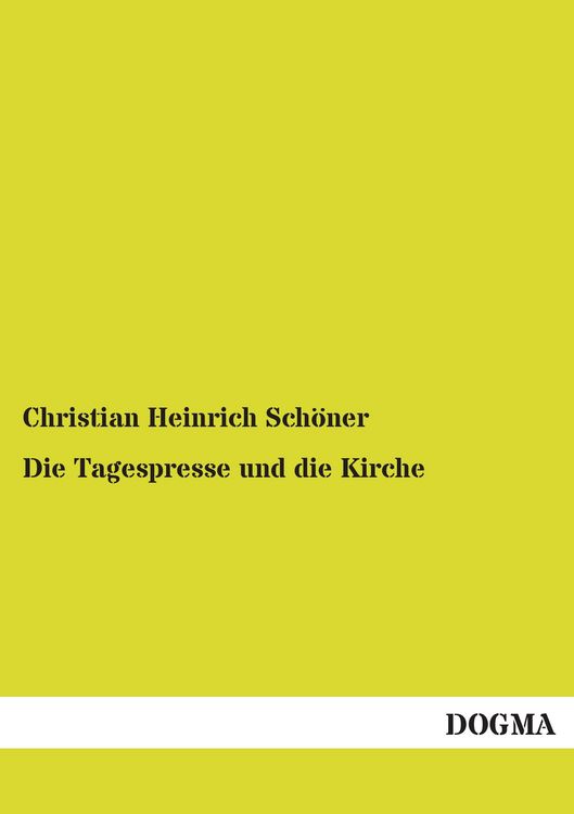 Produktbild: Die Tagespresse und die Kirche