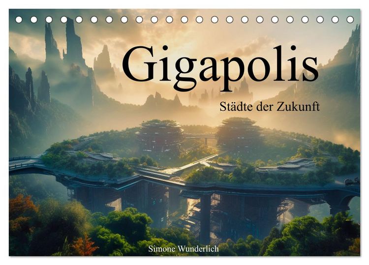 Produktbild: Gigapolis (Tischkalender 2026 DIN A5 quer), CALVENDO Monatskalender