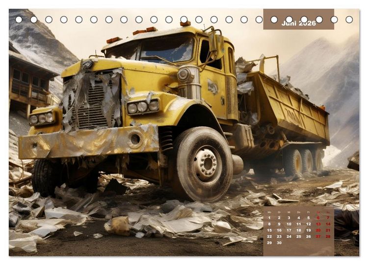 Produktbild: Der Schimmer im Dreck (Tischkalender 2026 DIN A5 quer), CALVENDO Monatskalender